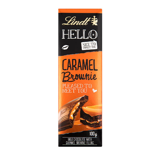 Lindt - Hello Caramel Brownie - 100g Top Merken Winkel